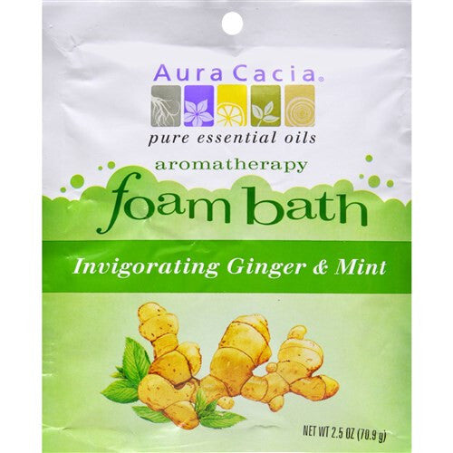 Aura Cacia Ginger & Mint Foam Bath (6x2.5 Oz)