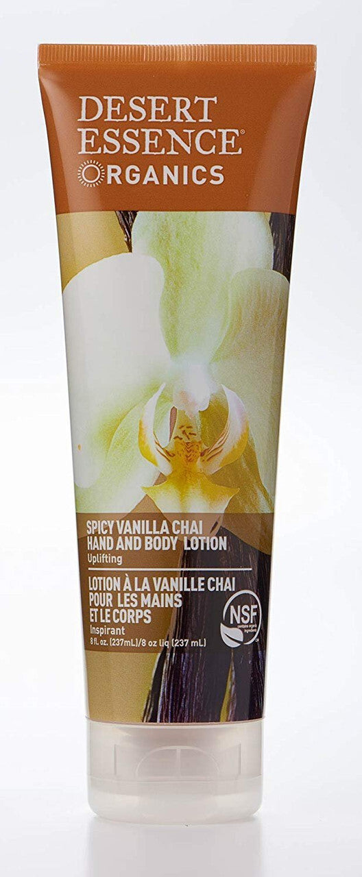 Desert Essence Vanilla Chai Hand & Body Lotion (1x8 Oz)